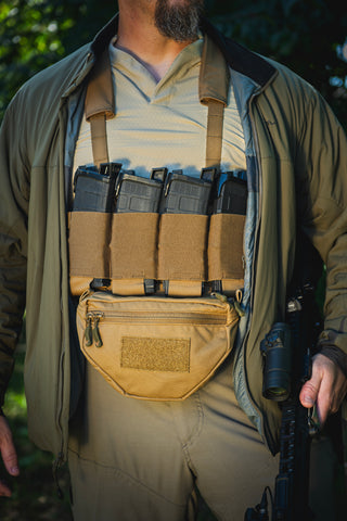 Low Profile Elastic Chest Rig Low Profile Elastic Chest Rig