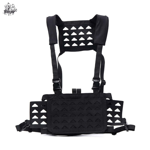 Mission Configurable Chest Rig Black